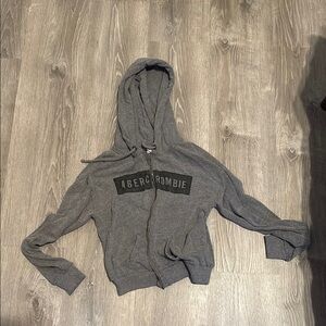Abercrombie & Fitch Heathered Gray Hoodie